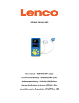 Lenco Xemio-560 User manual