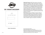 ADJ 3D Vision Encoder User manual