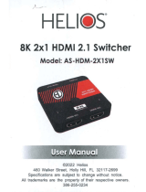HELIOS AS-HDM-2X1SW User manual