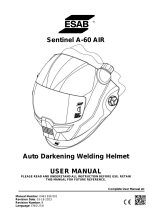 ESAB Sentinel A60 Air User manual