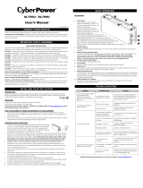 CyberPower SL700U User manual