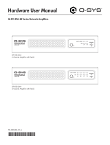 q-sys Q-SYS SPA-Qf Series Network Amplifiers User manual