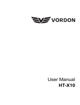 VORDON HT-X10 User manual