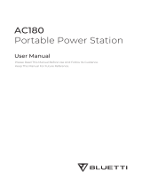 Bluetti AC180 User manual