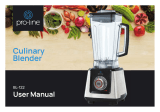 Pro-Line Pro-line BL-122 Culinary Blender User manual