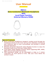 SHOKZ BM111 Bone Conduction Bluetooth Headphone User manual