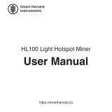 Smart Harvest Instruments HL100 User manual