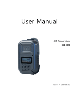 Maxon DX-300 User manual