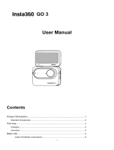 Insta360 GO 3 User manual
