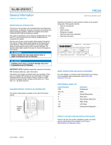 Sub-Zero Sub-Zero PRO48 Glass Door Refrigerator User manual