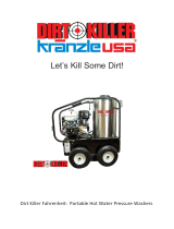 Dirt Killer Portable Hot Water Pressure Washers User manual