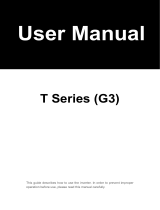 FOX-ESS FOX-ESS T Series(G3) Three Phase Solar Inverter User manual