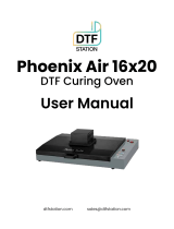 DTF STATION Phoenix Air 16×20 Curing Oven User manual
