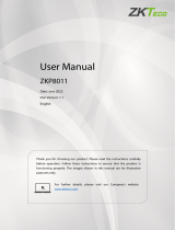 ZKTeco ZKP8011 User manual