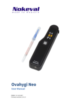 Nokeval Ovahygi Neo Portable Luminometer For Atp Sampling Surface Hygiene Measurements User manual