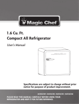Magic Chef MCR16 Series User manual