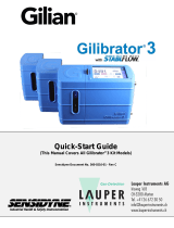 Lauper Instruments Gilibrator 3 User manual