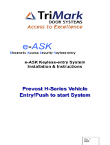 TriMark 500-1300 e-ASK Keyless-Entry System User manual