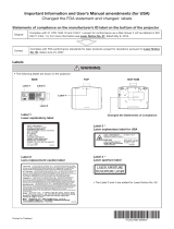 Sharp PV800UL User manual