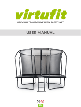 VIRTUFIT 183*274 CM Premium Trampoline User manual