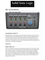 Solid State Logic SSL 12 User manual