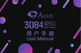 AKKO 3084 B Plus Multi Modes Mechanical Keyboard User manual