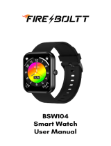 FIRE-BOLTT FIRE-BOLTT BSW104 Smart Watch User manual