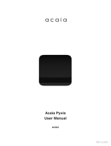 acaia AC002 User manual