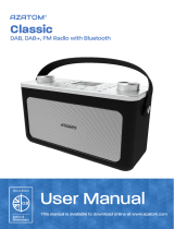 AZATOM Classic DAB DAB+ FM Radio User manual