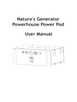 NATURE S GENERATOR Powerhouse Power Pod User manual