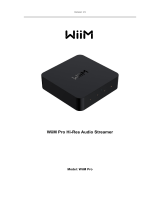 WIIM Pro Hi-Res Audio Streamer User manual