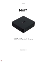 WIIM Pro Hi-Res Audio Streamer User manual