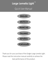 Gingko Large Lemelia Light User manual