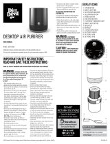Dirt Devil 10100V Desktop Air Purifier User manual
