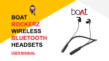 Boat How to Connect boAt ROCKERZ: Wireless Bluetooth Headset User manual