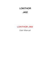 LOKITHOR J402 User manual