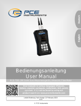 PCE instruments PCE-TDS 200 Series User manual