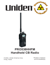 Uniden PRO538HHFM User manual