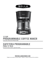 Bella 12 Cup programmable coffee maker User manual