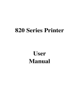 Xiamen 820 Series User manual
