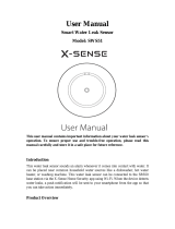 X-Sense X-SENSE SWS51 Smart Water Leak Sensor User manual