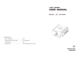 LED LIGHTING HUT LEI-4361DMX User manual