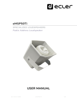 Ecler eMSP50Ti User manual
