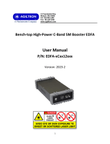 AGILTRON EDFA-xCxx12xxx User manual