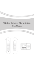 HTZSAFE MFR+T001Q3 Wireless Driveway Alarm System User manual