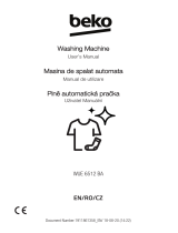 Beko WUE 6512 BA User manual