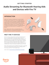 firetv Audio Streaming for Bluetooth Hearing Aids User manual