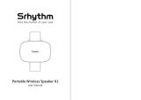 Srhythm K1 User manual
