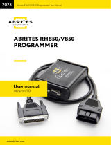 ABRITES RH850 User manual