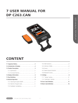 BAFANG DP C263.CAN User manual